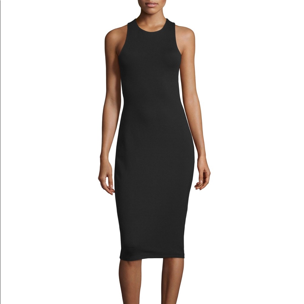 T by Alexander WANG navy blue ponte dress